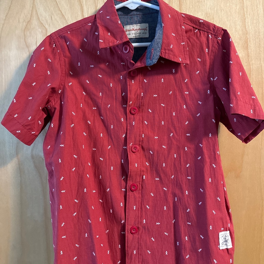 Boys button down shirt